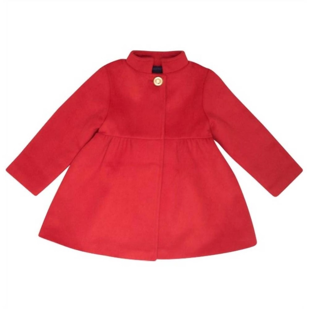 NEW THE BEAUFORT BONNET COMPANY girls penelope peacoat in richmond red TBBC 10